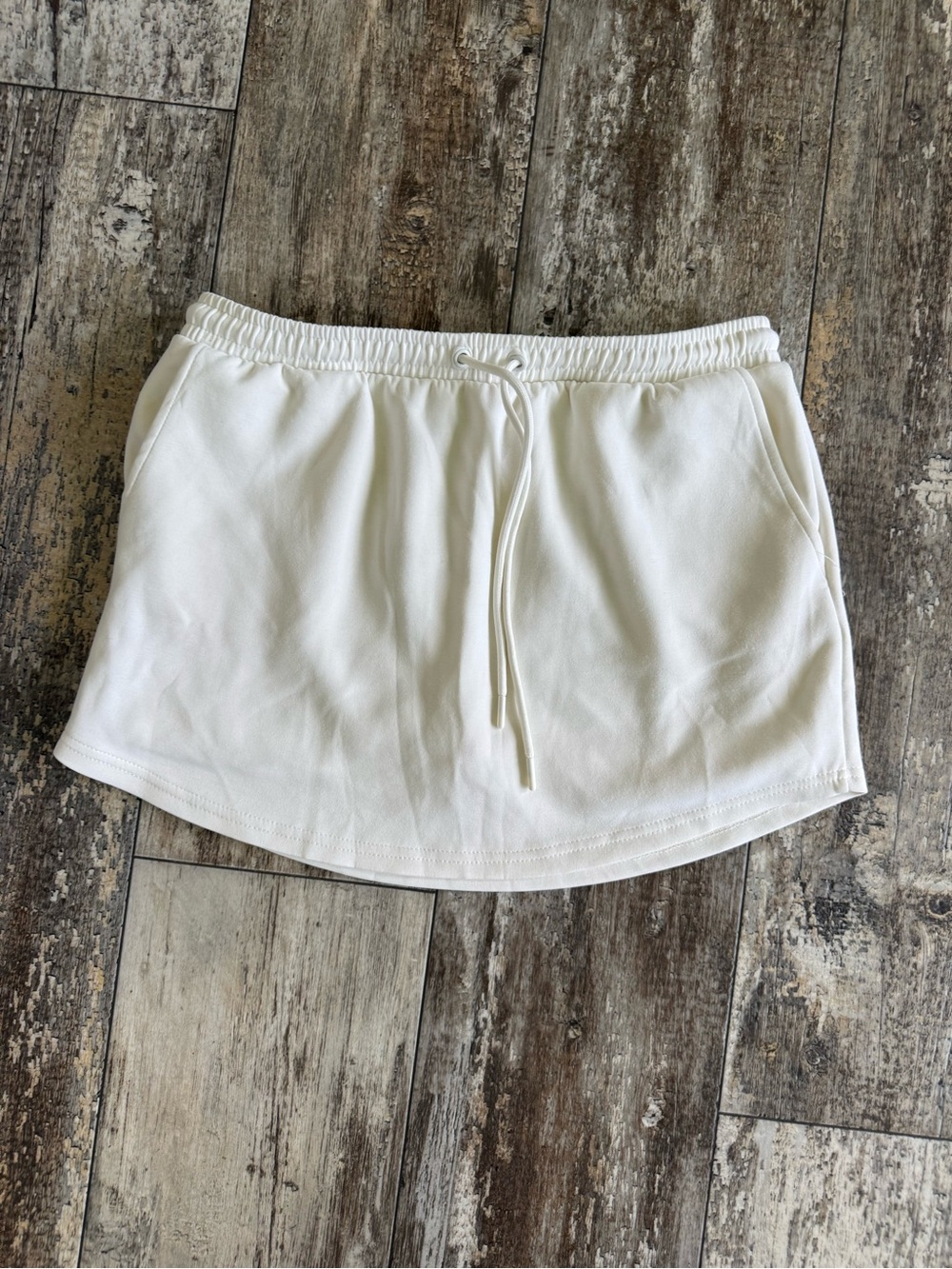 2 for $20 sale: Always You cream ivory soft skort / skirt - L